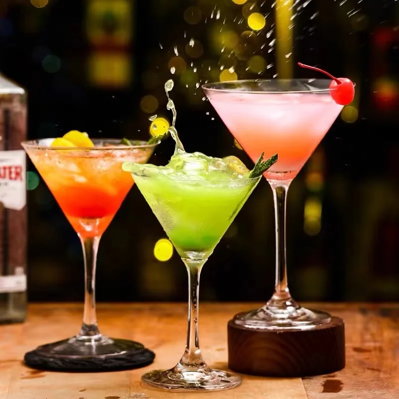Wholesale In Stock 125ML Clear Whiskey Cocktail Glass Martini Bar Wine Glasses Goblet Cup Stemmed Champagne Glasses