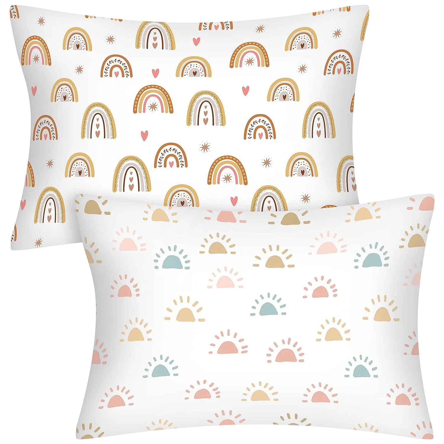 Egyptian Cotton White 300T  pillow case Toddler Pillowcase for  baby Pillow 100% Natural Cotton Printing Toddler Pillowcase