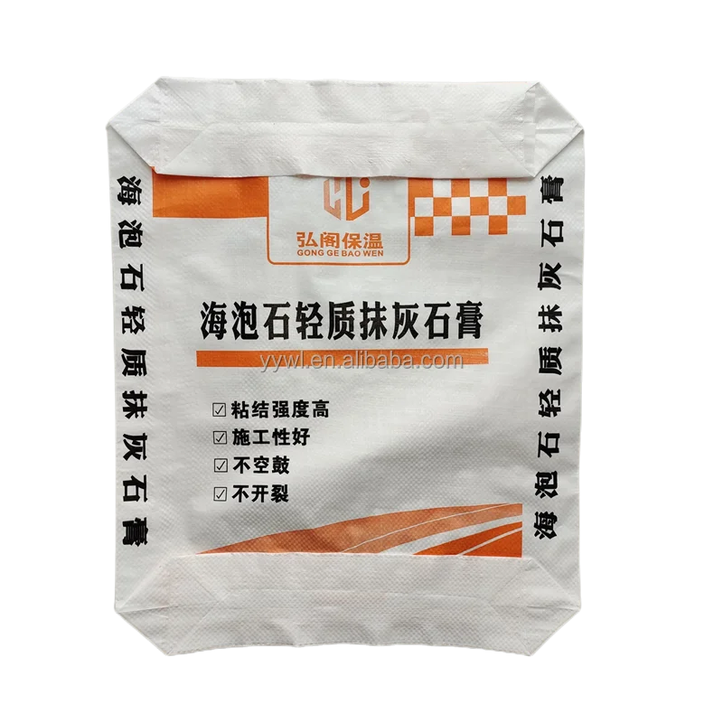 Plastic Material and Heat Seal Sealing & Handle plastic 50 kg cement bag price for bulk empty cement