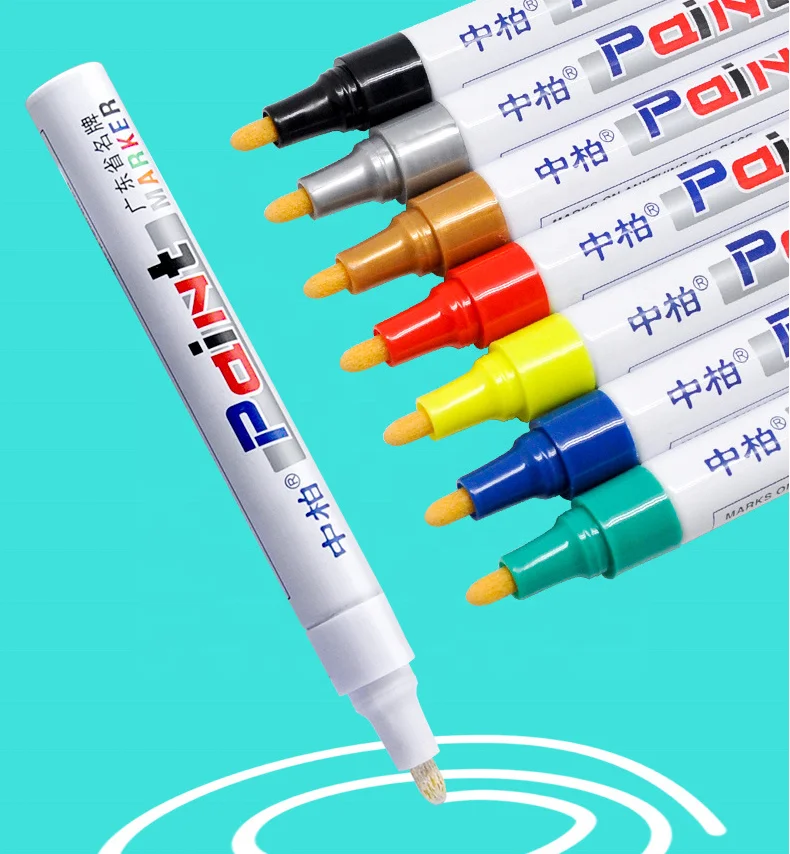 12 colors journal pens magic shimmer artistro glitter happystone painting - acrylic paint marker markers 0,7