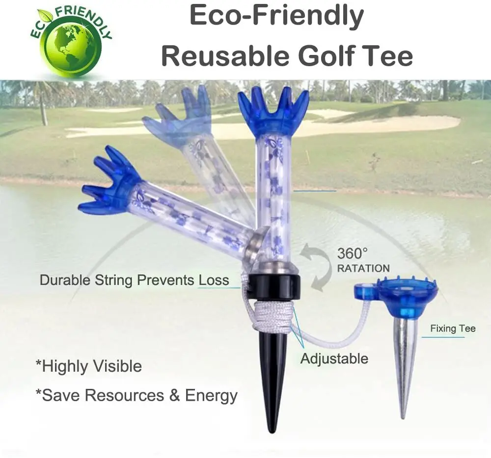 golf tees Flexible Individual Golf Magnet Tee Magnetic