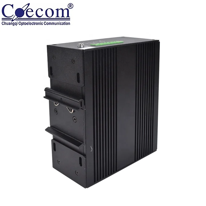 
CE 100M Fiber Media Converter Twisted Pair Ethernet Media Converter FC Fiber Optic Port to 2*RJ45 Network Ports 