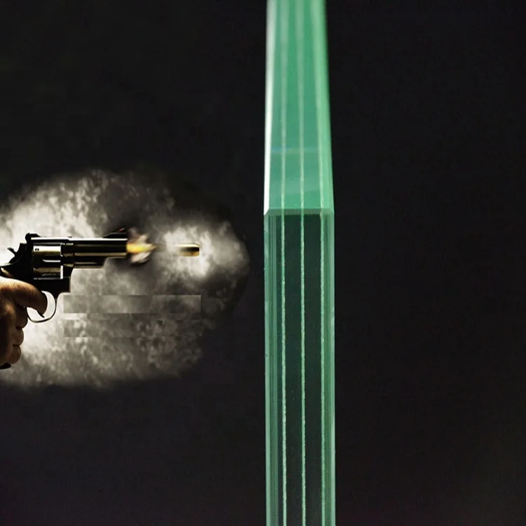 12mm tempered laminated glass bulletproof glass