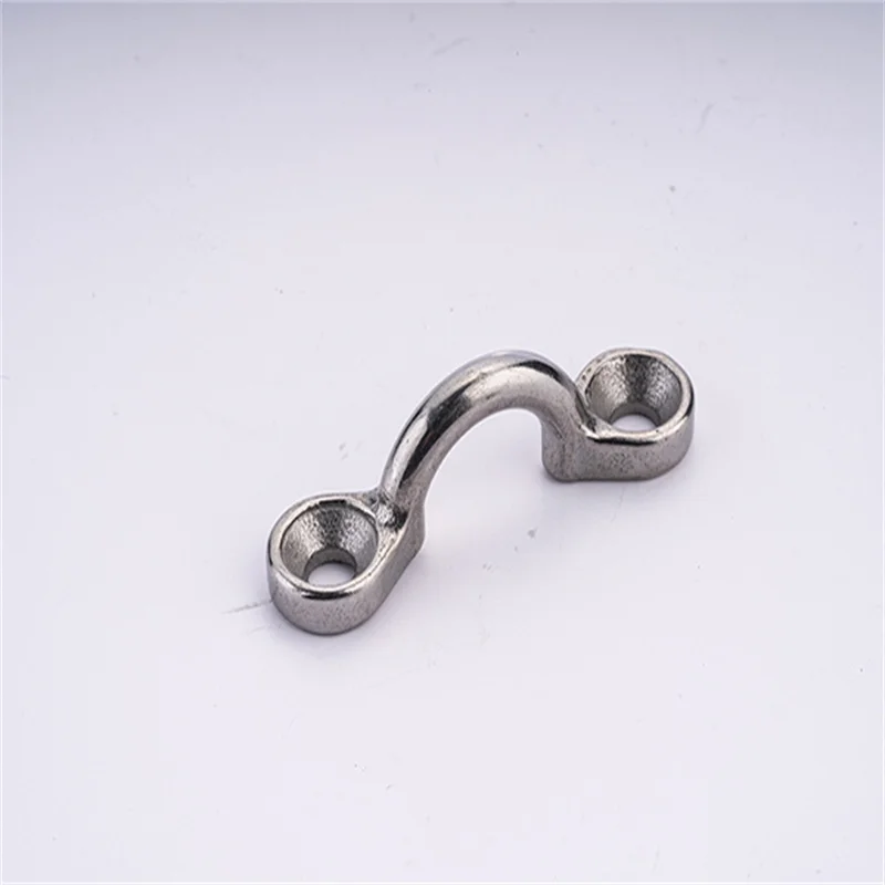 Stainless Steel Pull Saddle Staple Ring Pad Eye Door Handle