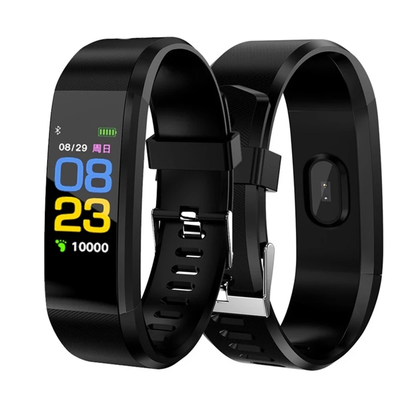 Smart Watch 115Plus Luxury Men Women Bracelet Wristband Sports Fitness Waterproof Smartwatch