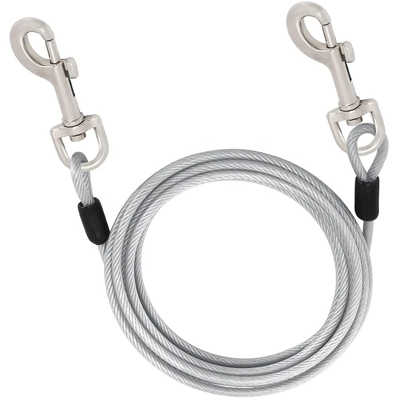 Accessories Line 2 Rope Heavy Custom Puppy Yard Small Canada Belt Cable Tie Duty Best Long Running Dog Leash