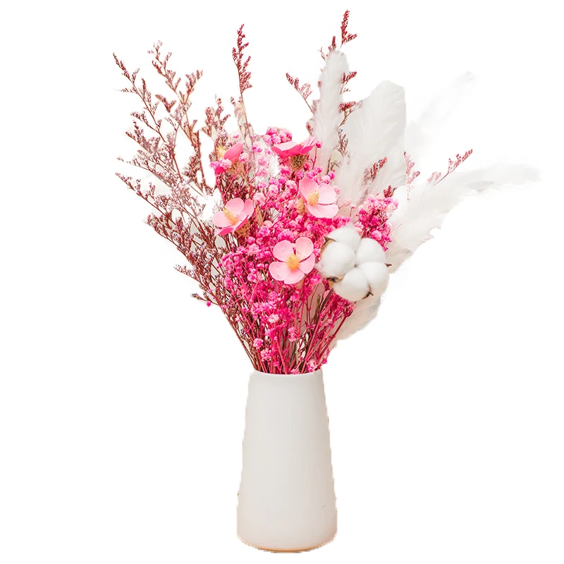 Amazon One-stop service Wholesale instagram style dried flower bouquet preserved Flower bouquet for home  Decoration