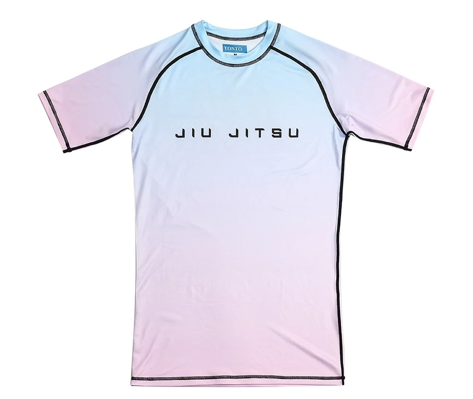Custom MMA sublimated short sleeve rash guards
