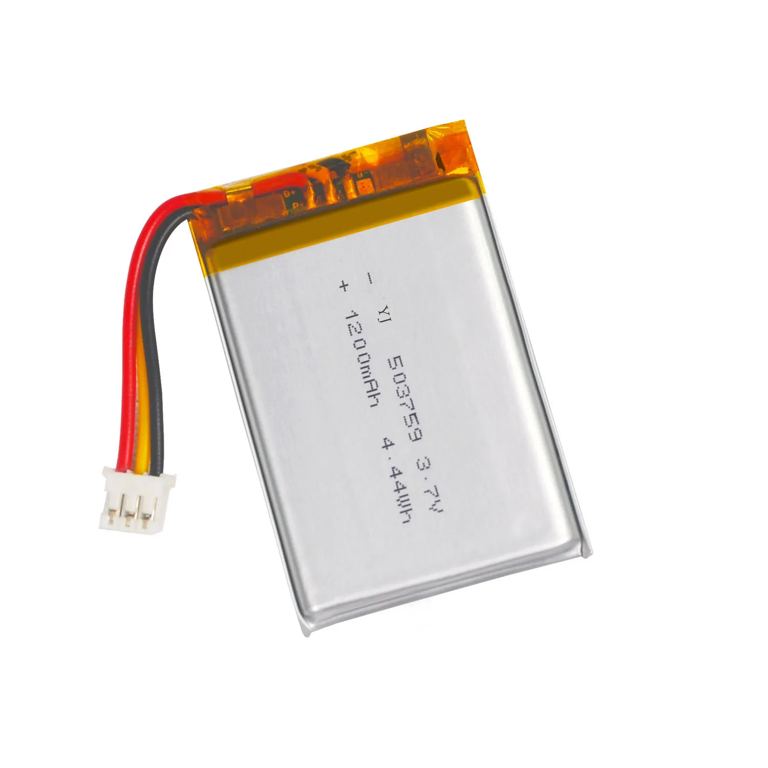 YJ Brand 3.7V 503759 1200mAh Rechargeable Lithium Polymer Battery KC certified customized battery