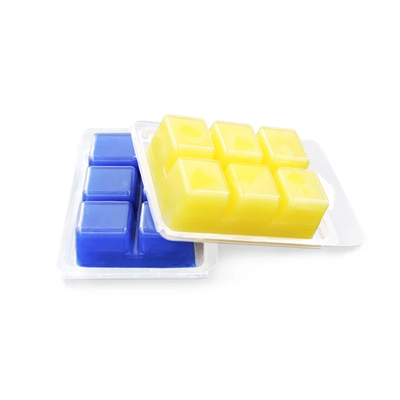 Wax Melt Clamshells Frascos Para Velas De Lujo 2.5g  Candle Packaging Plastic Clamshell Packing Wax Melt Tray Container