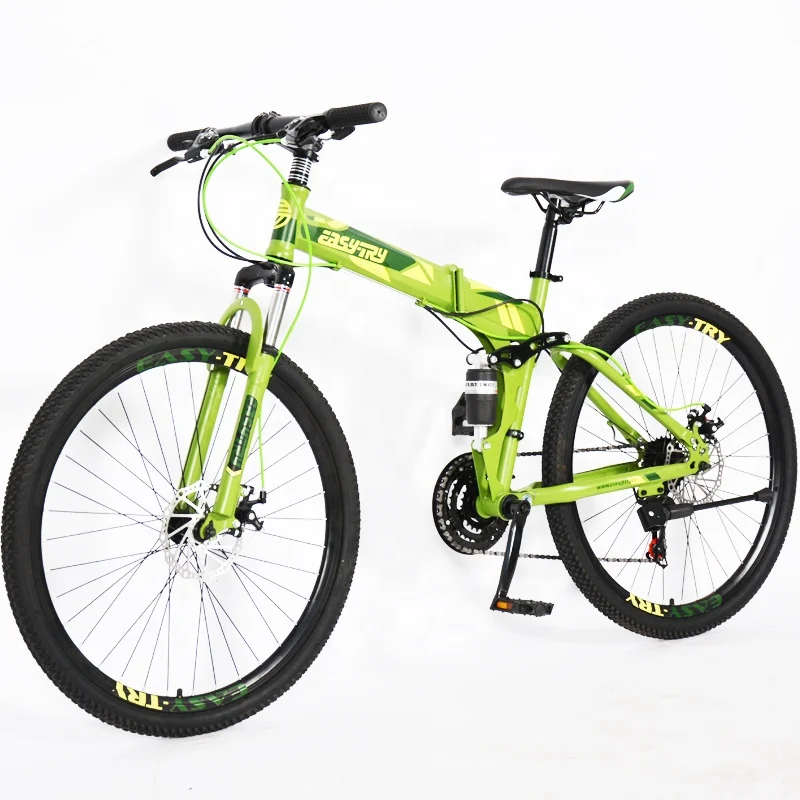 26 inch 21 speed good quality folding bike adults mountain bike suspension foldable bicycle