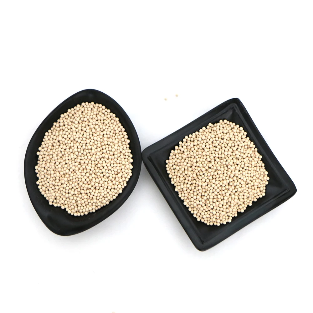 chinese factory zeolite molecular sieve 5a for gas purification desiccant round yellow limestone adsorbe