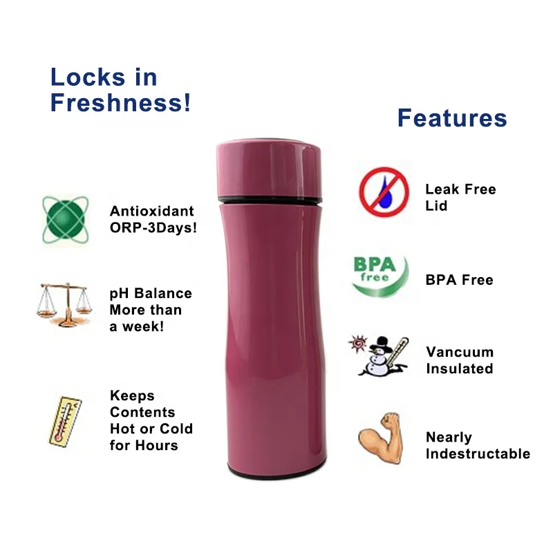 new product idea 2019 stainless steel alkaline hydrogen rich water generator bottle