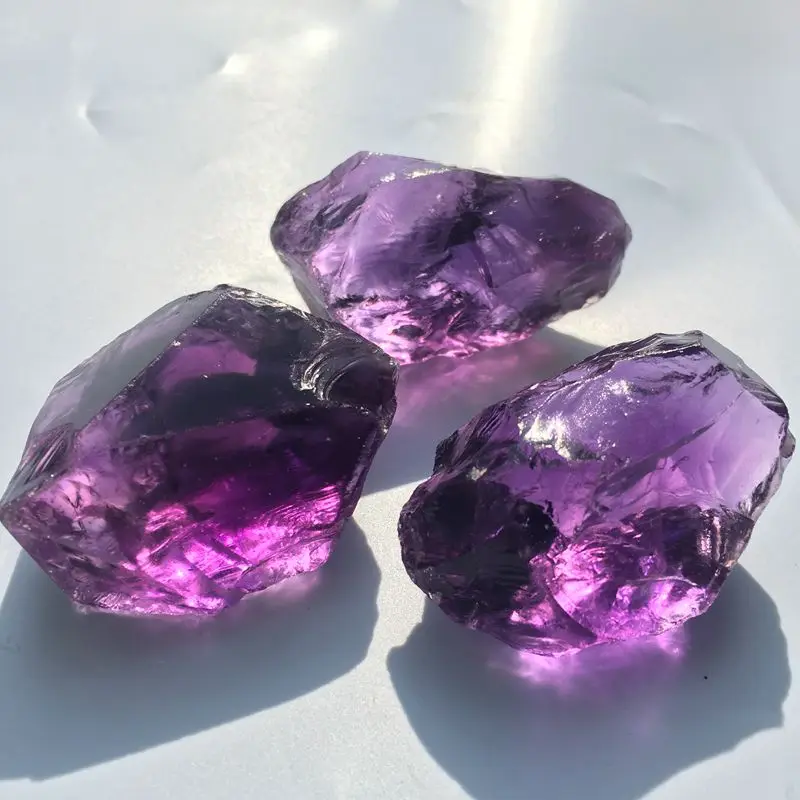 
TOP Natural Raw Rough clear amethyst gemstone Crystal Healing Stone for sale 