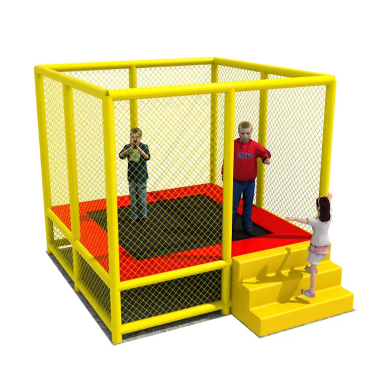 Kids indoor and outdoor trampoline bed with roof