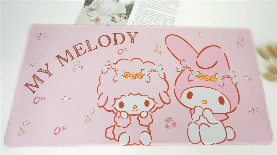 YY56 Wholesale Sanrioed Cute  resin  Placemat Shooting Background Pad Cartoon Cinnamoroll Computer Keyboard Desk Mat mouse pads