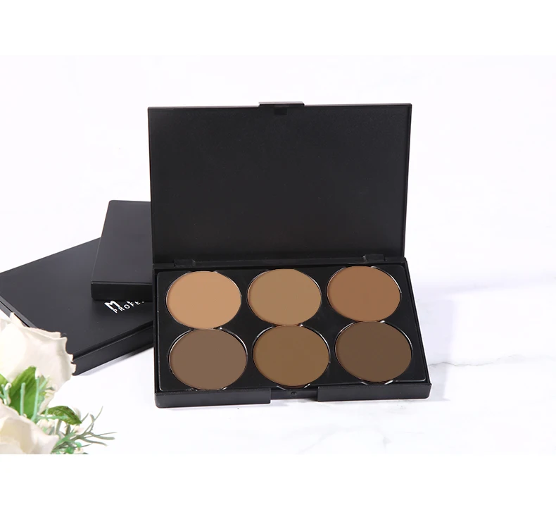 6 Color Concealer Contouring Makeup Palette Cream Based Professional Concealer Palette Make up Set Pro Palette
