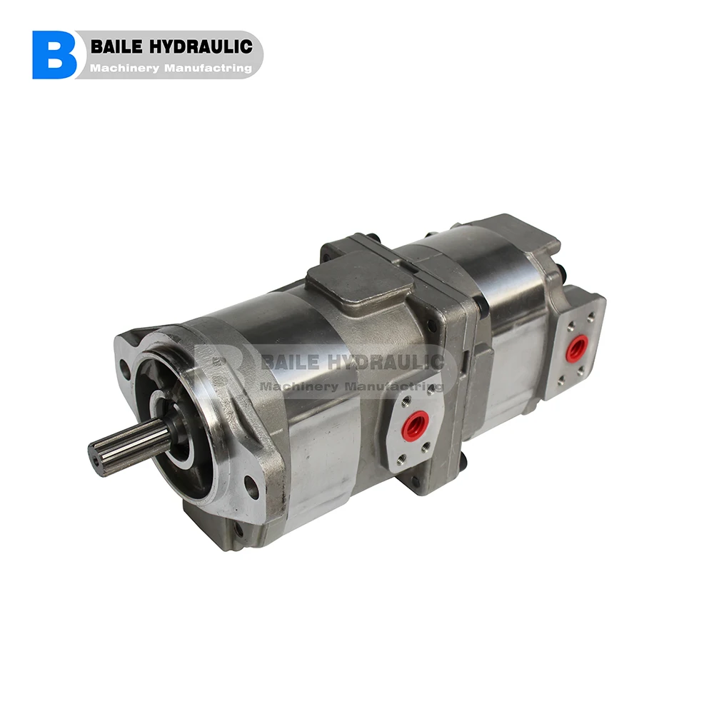 705-52-42090 705-52-42100 705-52-42220  KOMATSU Hydraulic Gear Double pump For dump truck  HD785-3