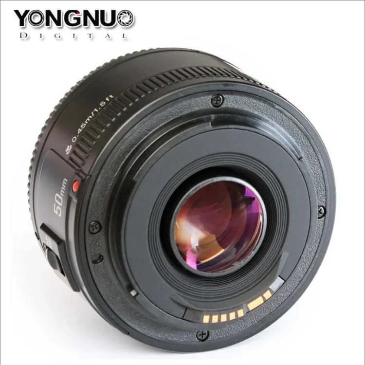  Объектив YONGNUO YN50 мм 50 F1.8 объектив камеры Canon для Nikon