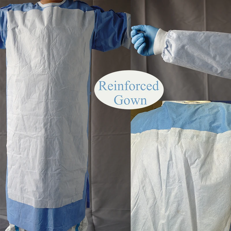 Custom Disposable Isolation Gown Medical Protective Clothes Medical Nonwoven Surgical Gowns Medical Isolated Gowns