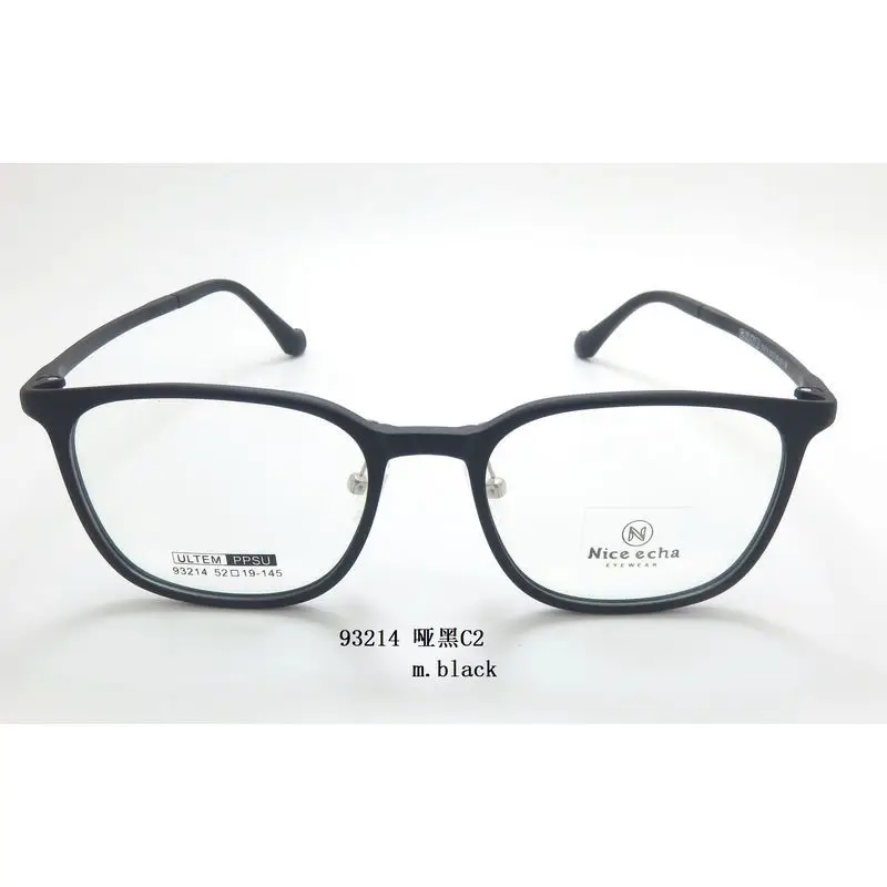 93214 Transparent Frame Glasses Female Myopia Can Be Equipped With Degree Metal Paint Plate