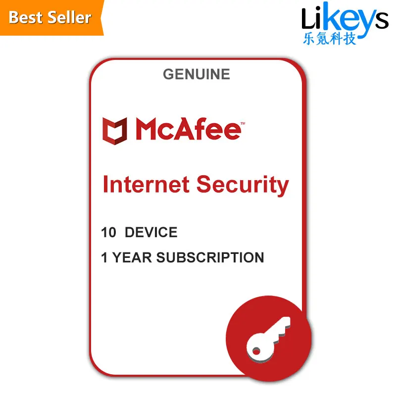 Горячее онлайн McAfee общее количество 2023 без ограничений/10 устройств 1 год Bind Key Security Software официальная активация веб-сайта