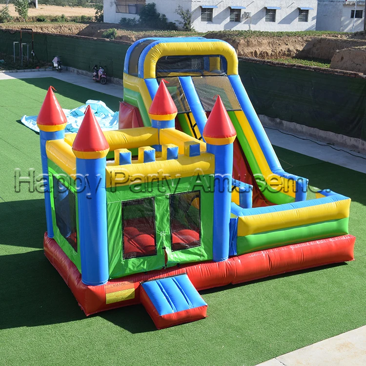 Коммерческий надувной батут сухой и мокрый отскакивающий домик с горкой открытый закрытый Забавный прыжковый замок для вечеринок