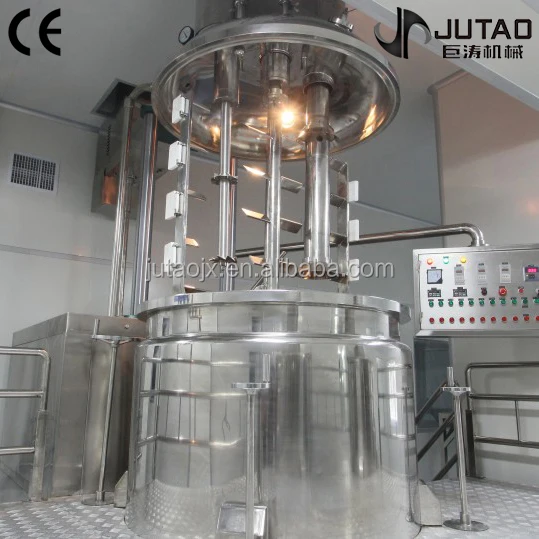 Food Standard mirror polishing ketchup / mayonnaise vacuum emulsifying mixer for food production 100L 200L 300L 400L 500L