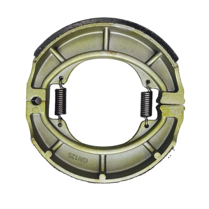 Haojue Chinese Made Motorcycle Brake Shoe For Yamaha Gn125 Bajaj100 Gs125 En125 Rx125 Bm125 BOXING BRAKE SHOE