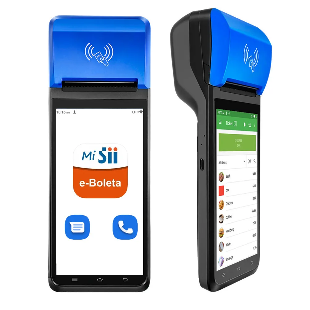 FYJ F1 6' Android Tablet Pos Terminal 4G Fast Food Restaurant Equipment Wireless Label Printer Pos Cheap Price Pos Terminal