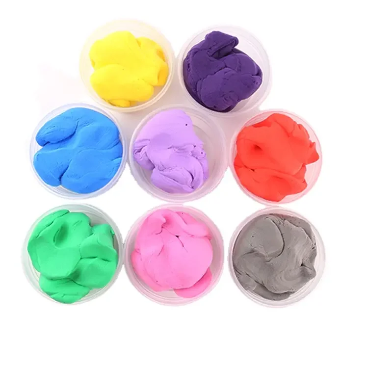 12/24/36 Color Light Soft Clay DIY Toys Children Educational Air Dry Polymer Plasticine Safe Colorful Light Clay