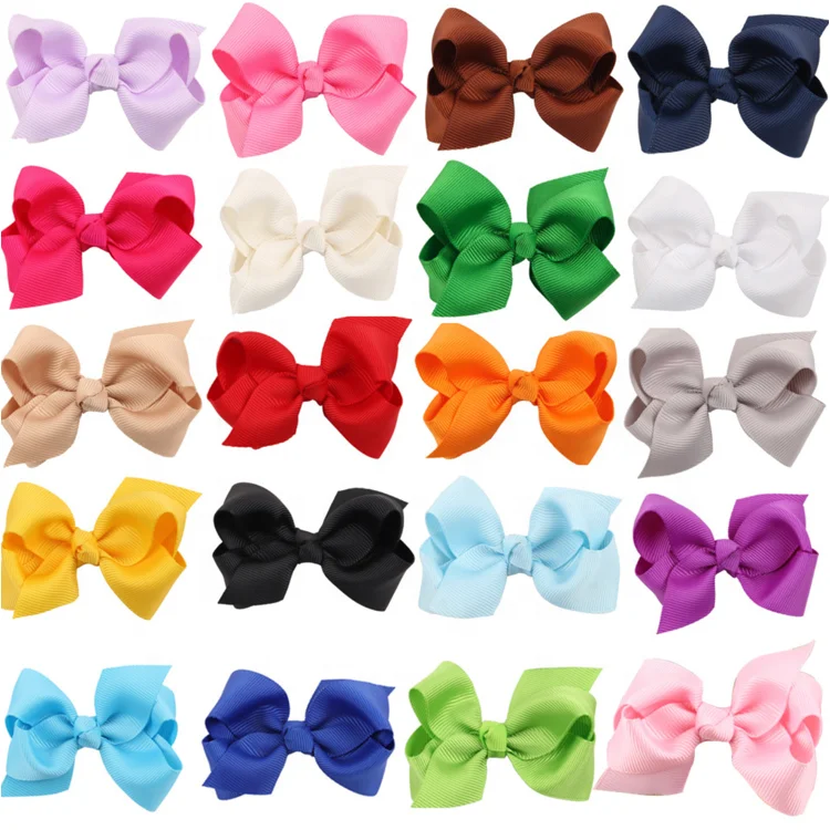 Factory Sample Free cheap bow hair accessories butterfly hair clips for girls custom
