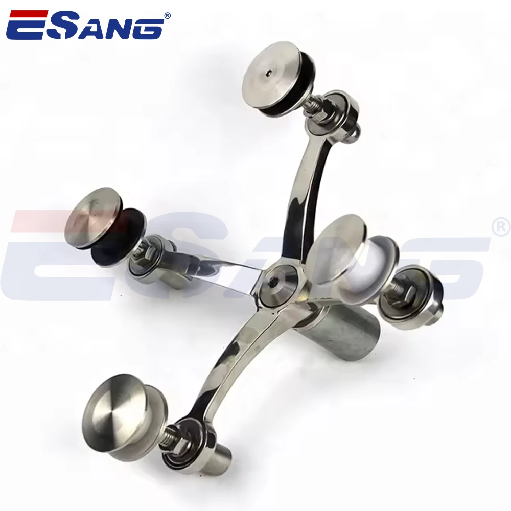 ESANG Glass Connector Bracket Hardware Glass Fitting Stainless Steel Glass Curtain Wall Spider System