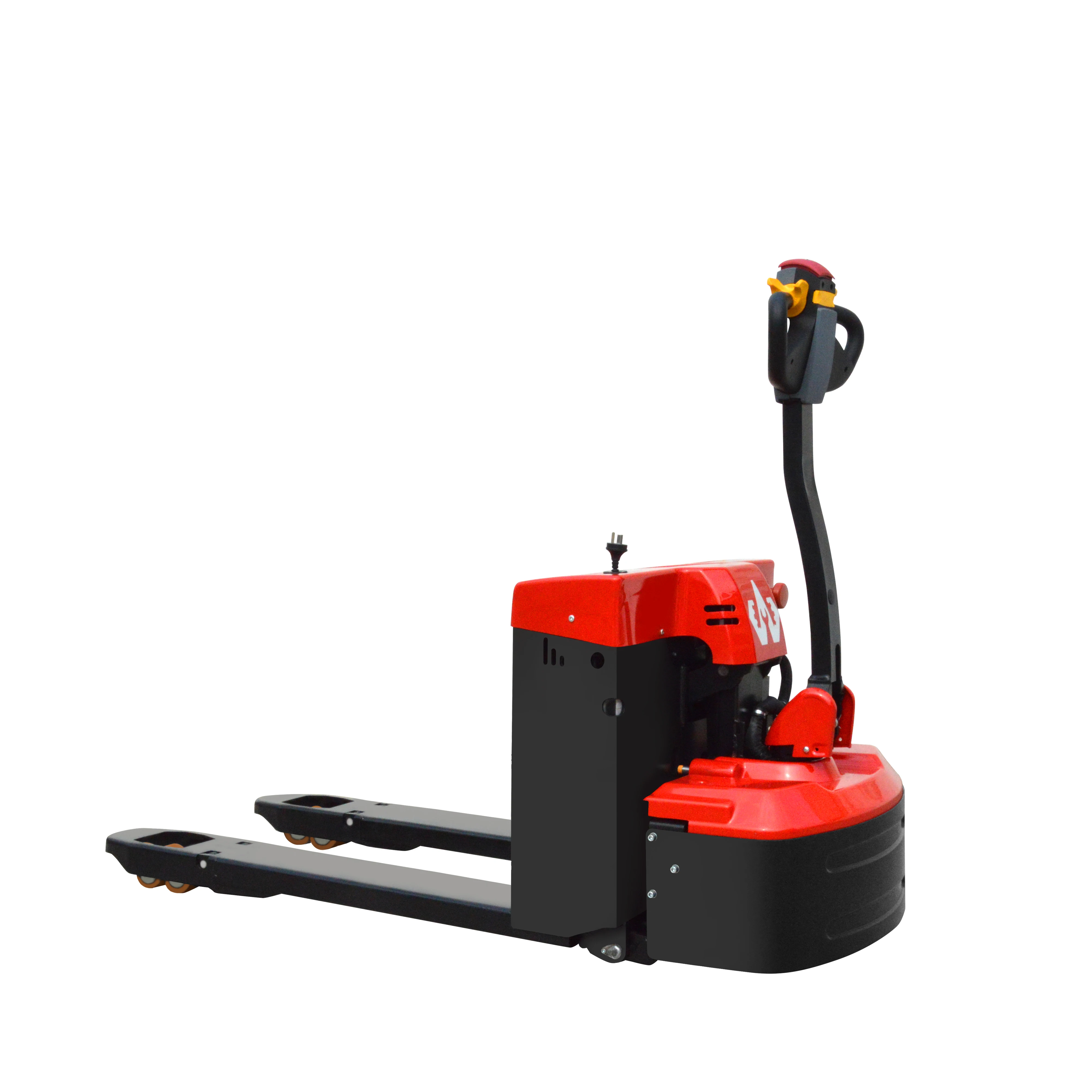 2ton Semi Electric Pallet Jack Battery Pallet Truck with PU Nylon Wheel