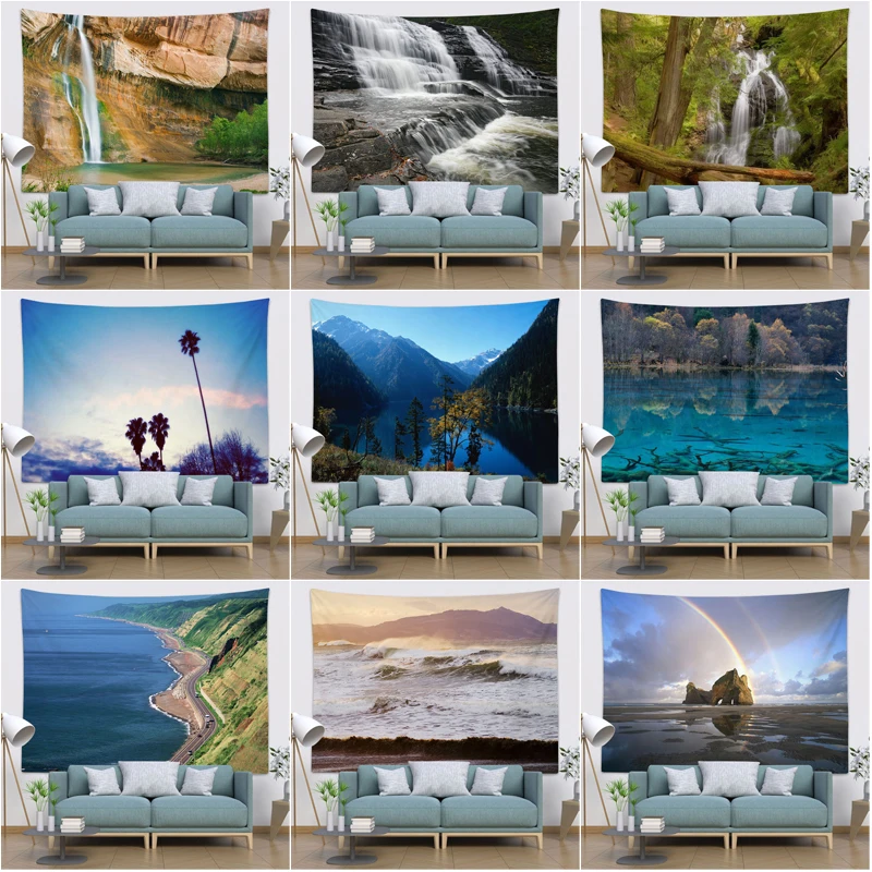 Custom Logo Printed Wall Hanging Tapestry For Home Decor Polyester French Blankets Printing Blanket Decoration Home Wall Carpet