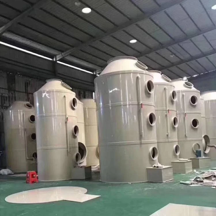 High Efficiency Industrial Spray System Waste Gas Purification Absorption Tower Gas Disposal Machinery