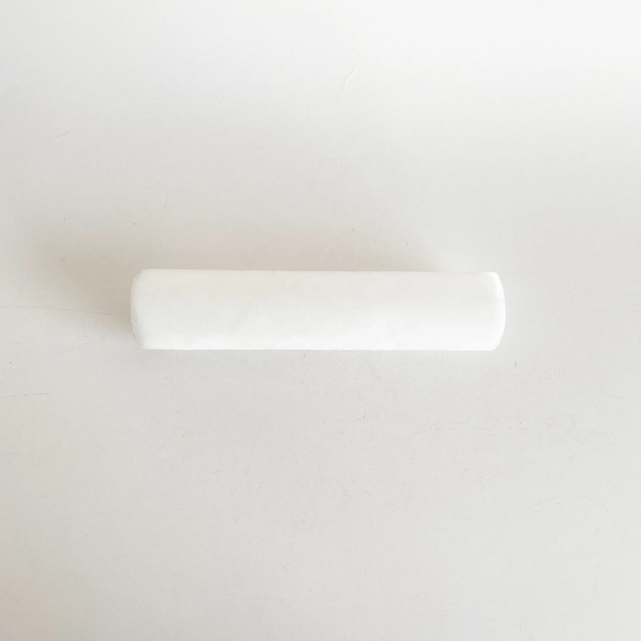 natural white wool plush paint roller sleeve
