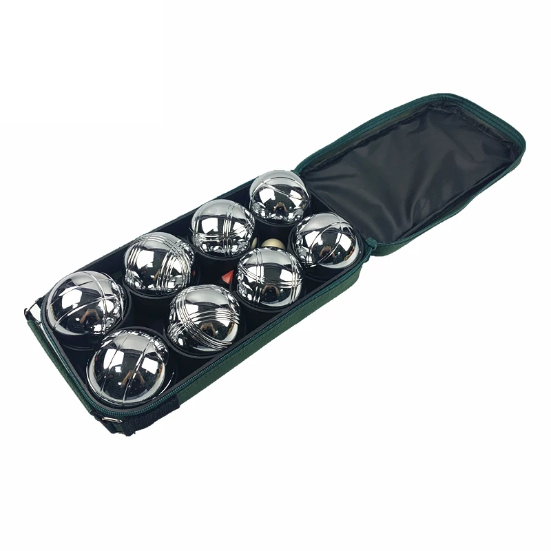 
Gym equipment 3pcs 73mm Metal Bocce Petanque Boules Set 