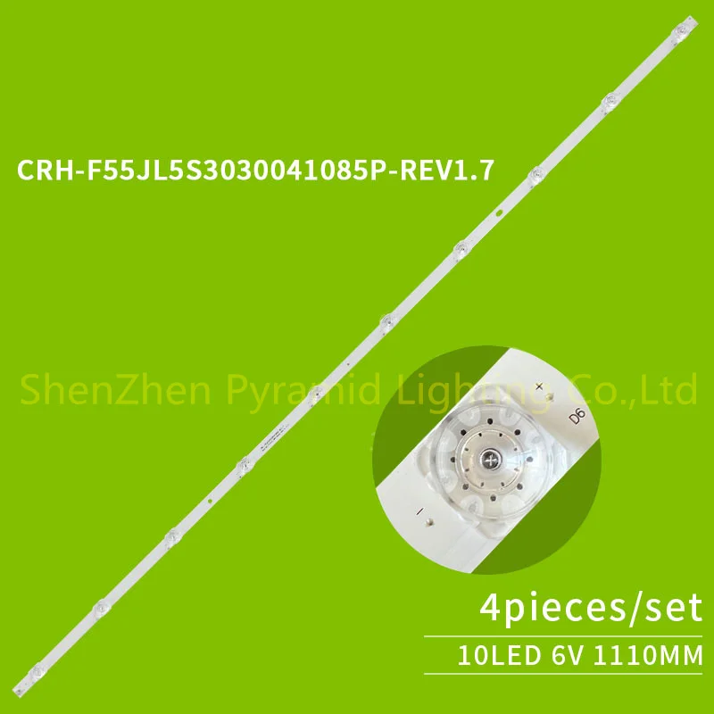 CRH-F55JL5S3030041085P-REV1.7 SMD LED ЖК-дисплей подсветка полосы для Samsung UA55MUF30ZJXXZ UA55RU7520JXXZ UA55NU6500JXXZ ТВ огни