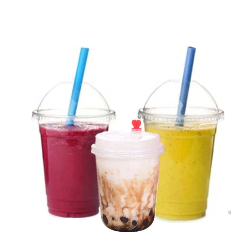 China Factory Price Hot Stamping Printing 98Mm 20Oz Clear Plastic Cups For Coke Juice