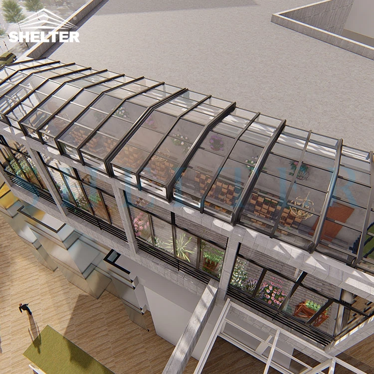 Customized Commercial Insulated Rooftop Sunrooms for Residential Design