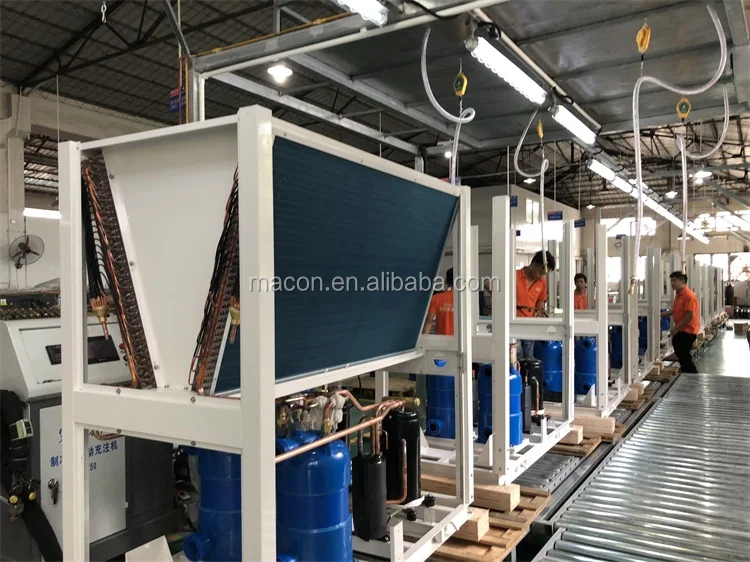 75KW air to water heat pump for pool industrial commercial air source pool water heater