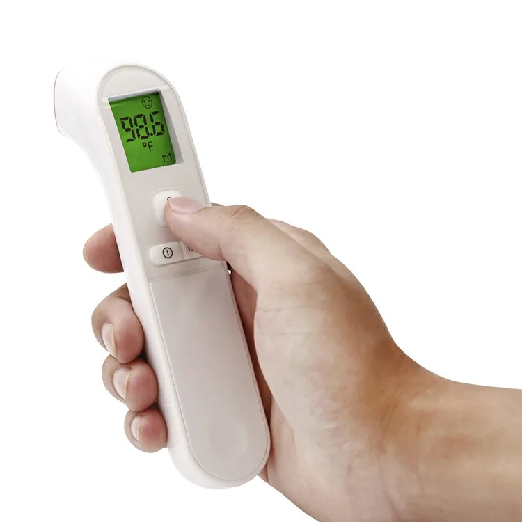 Portable high-accuracy non-contact digital thermometer infrared for forehead with fever alarm
