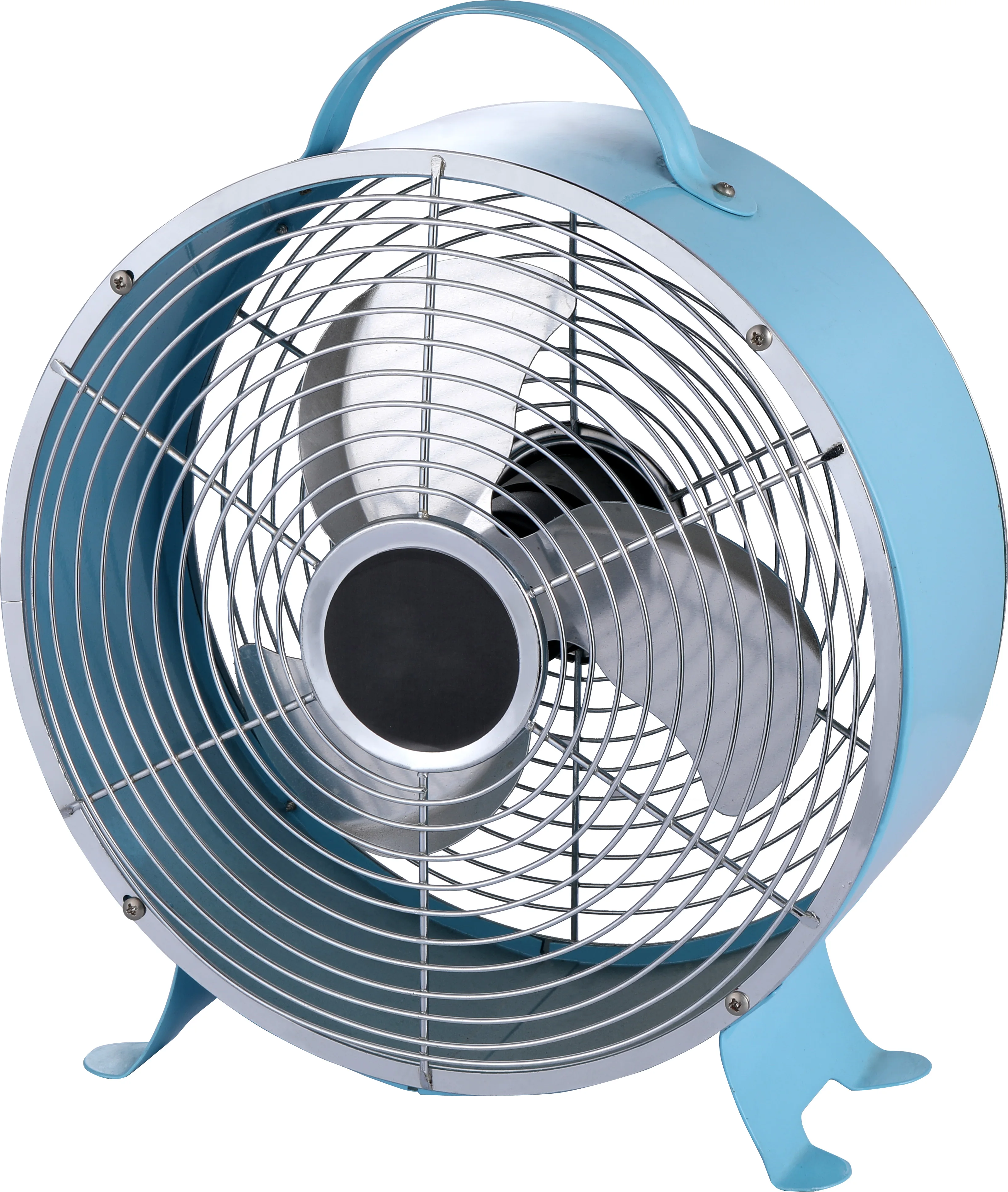 AC DC Clock fan 9 inches mini fan HJ-9UC convenience solar fan 12V 2 SPEEDS