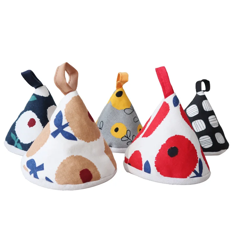 
Cooking Baking Tea Pot Cover Handle Anti-scald Cotton Kitchen Insulation Pot Clip Covers Heat Resistant Flower Pot Holder 