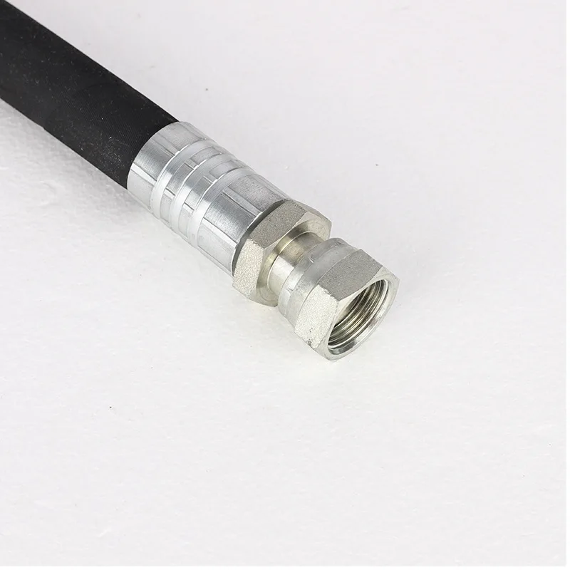 Wear-resistant and anti-aging high pressure hydraulic hose rubber hose lpg industrial braided hose