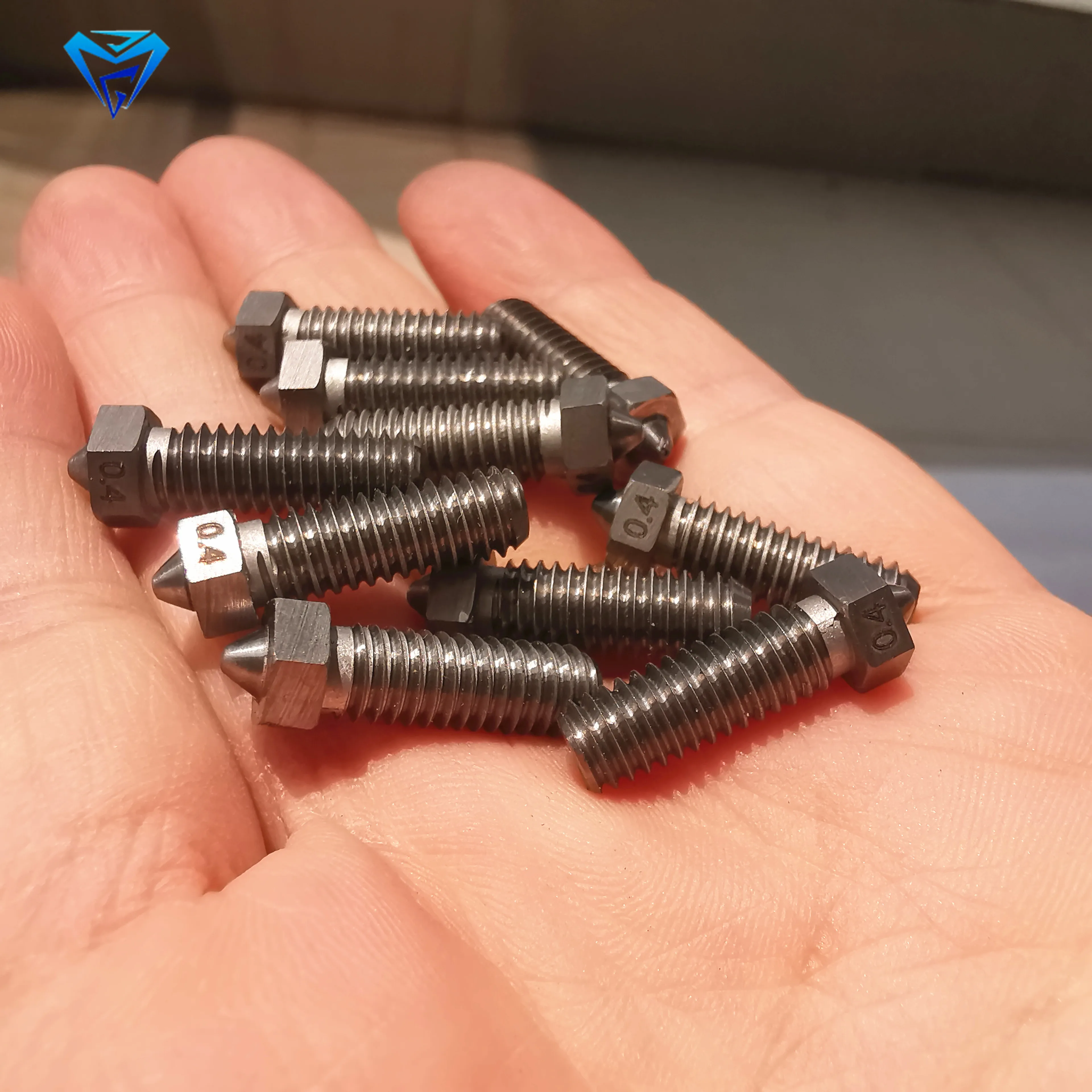 In stock tungsten carbide cemented  3d printer volcano nozzle