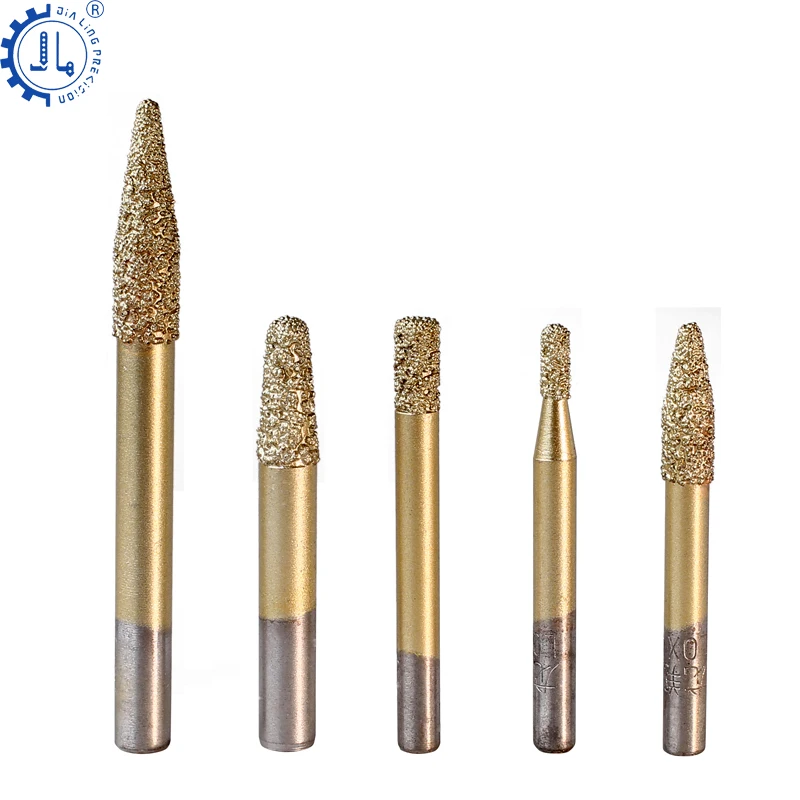 CNC Diamond Bits Engraving Bit Granite Stone Bits CNC End Mill Diamond End Mill For Granite Marble