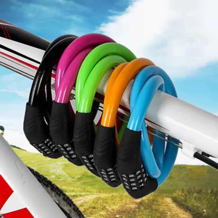Anti-Theft Bicycle Password Wire Lock Riding Equipment Combination Cable Bicycle Lock