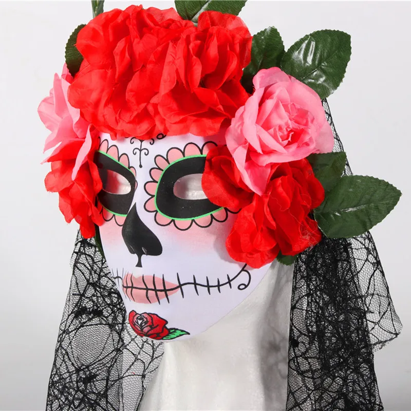 New Arrival Multi color Day of the Dead gothic mask Halloween mask